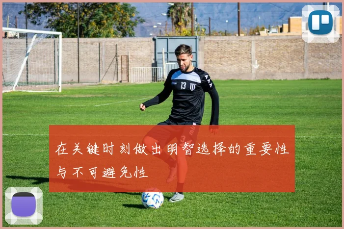 在关键时刻做出明智选择的重要性与不可避免性