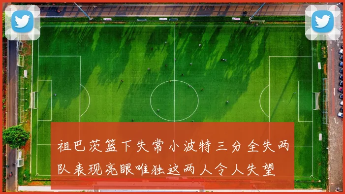 祖巴茨篮下失常小波特三分全失两队表现亮眼唯独这两人令人失望